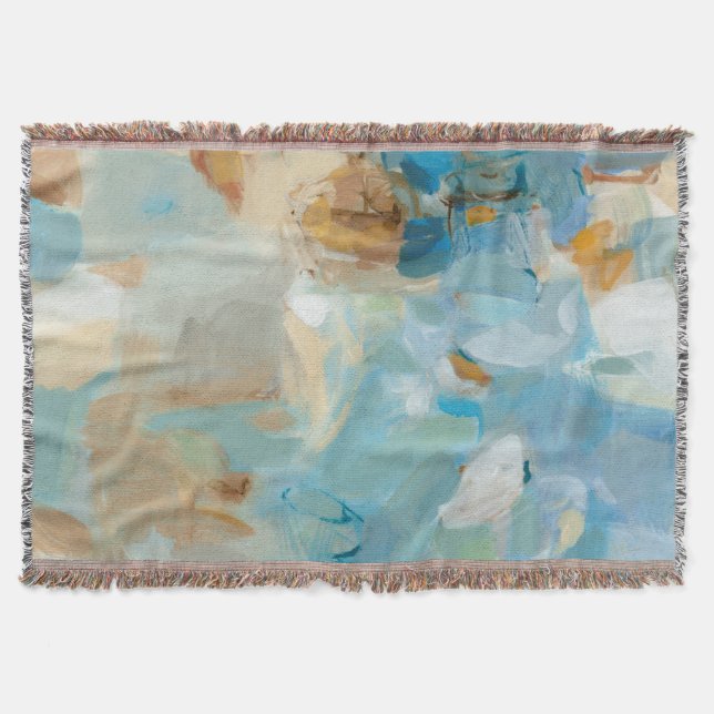 Sparkle Beach Throw Blanket (Front)