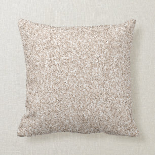 Sparkle Blush Cream Glitz Glitter Cushion