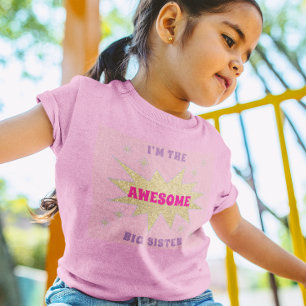 Sparkle Burst Awesome Sibling Toddler T-Shirt