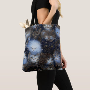 Sparkle Cats Tote Bag