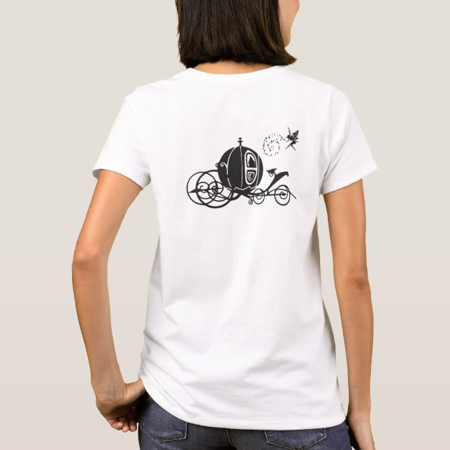 SPARKLE Cinderella's Pumpkin Carriage T-Shirt (Back)