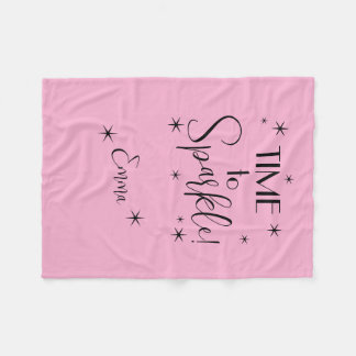 Sparkle Emma Fleece Blanket