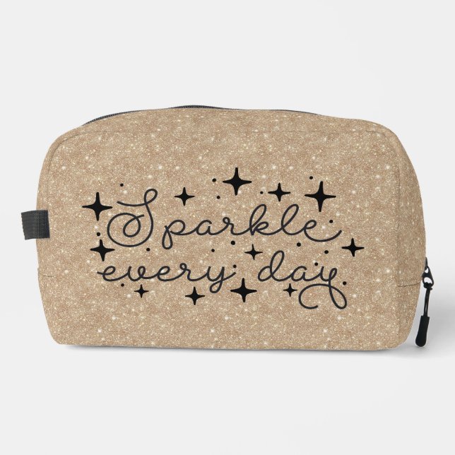 Sparkle Every Day Cosmetic Dopp Kit (Front)