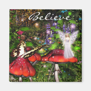 Sparkle fairy forest Magnet