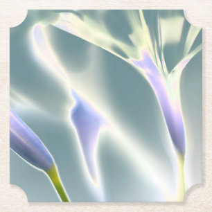 Sparkle Flower Paper Coaster