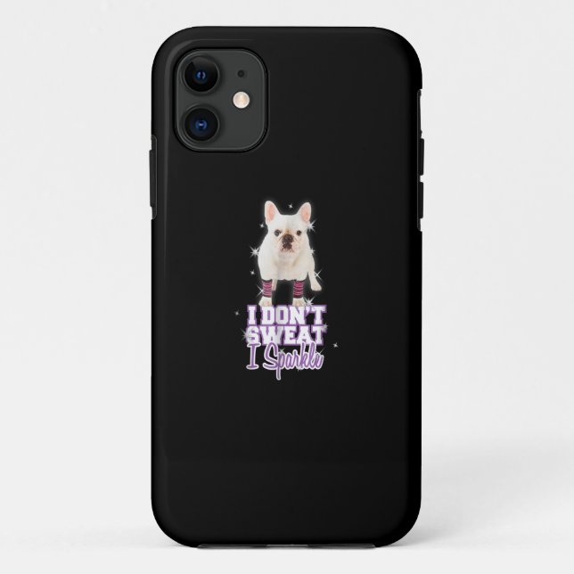 Sparkle French Bulldog For Dog Lover Mum Dad Dog Case-Mate iPhone Case (Back)