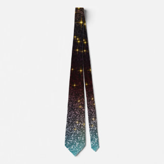 Sparkle glitter gradient with colourful colours tie