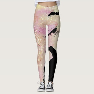 *~* Sparkle & Glitter Watercolor Fantasy Leggings