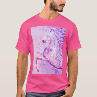 Sparkle Horse Pinks and Lavender T-Shirt