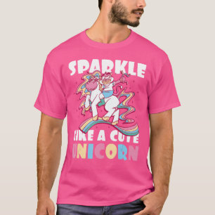 Sparkle Like A Cute Unicorn With A Unicorn T-Shirt