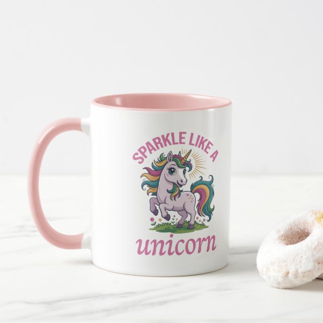 Sparkle like a unicorn mug (With Donut)