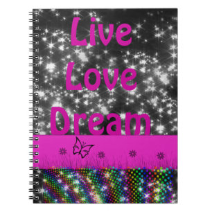 Sparkle live&dream  notebook
