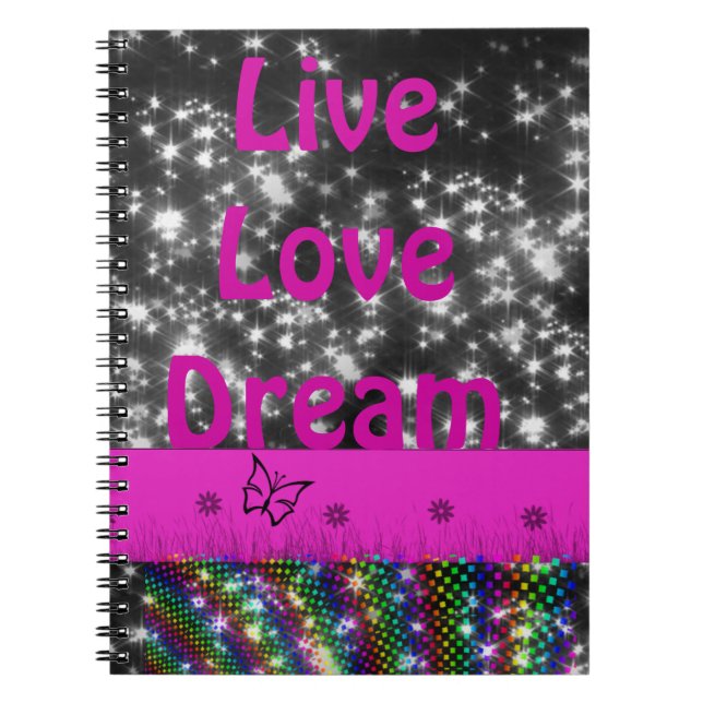 Sparkle live&dream  notebook (Front)