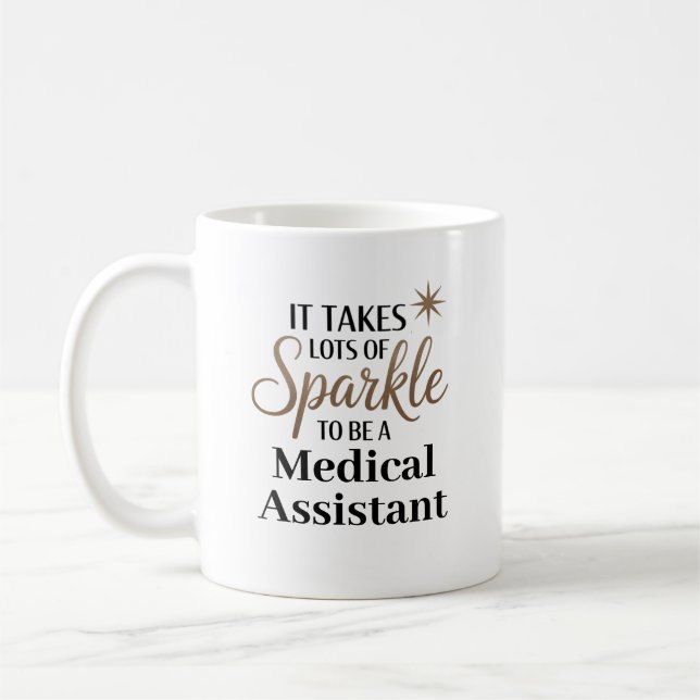 Sparkle Medical Assistant Coffee Mug (Left)