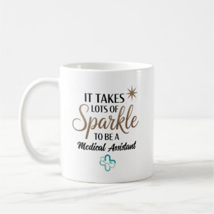 Sparkle Medical Assistant Personalised Coffee Mug
