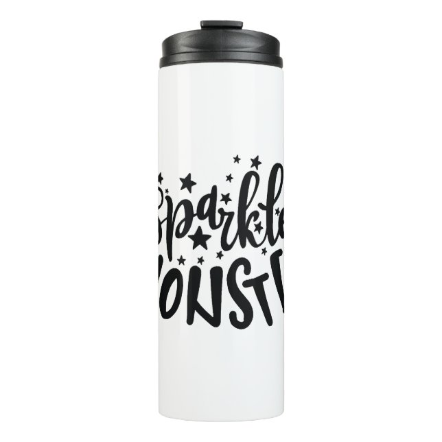 Sparkle Monster Halloween Thermal Tumbler (Front)