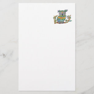 Sparkle Owl Stationery