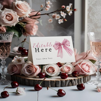 Sparkle Pink Coquette Bow 1st