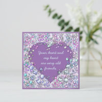 Sparkle precious gems heart quote