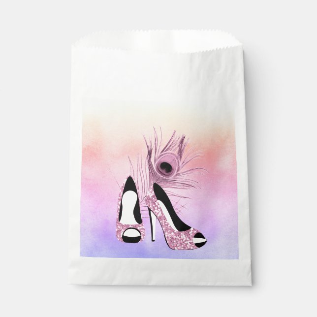Sparkle Pumps Fancy Favour Bags (Front)