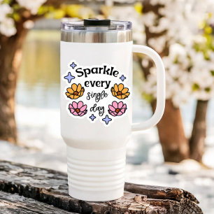 Sparkle Quote Affirmation Laptop Die-Cut Sticker