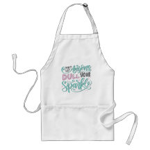Sparkle Quote Apron