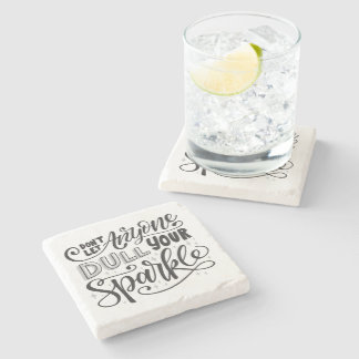 Sparkle Quote Coaster