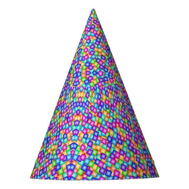 Sparkle Rainbow Party Hat (Front)