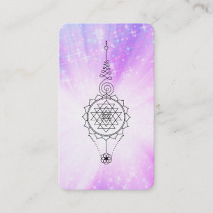 ~ Sparkle . Reiki Energy Healing Rays Nirvana Business Card