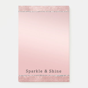 Sparkle Rose Gold Glam  Post-it Notes