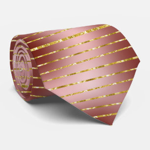 Sparkle Rose Gold Glitter Tie