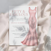 Sparkle Shimmer Dress 50th Birthday Party