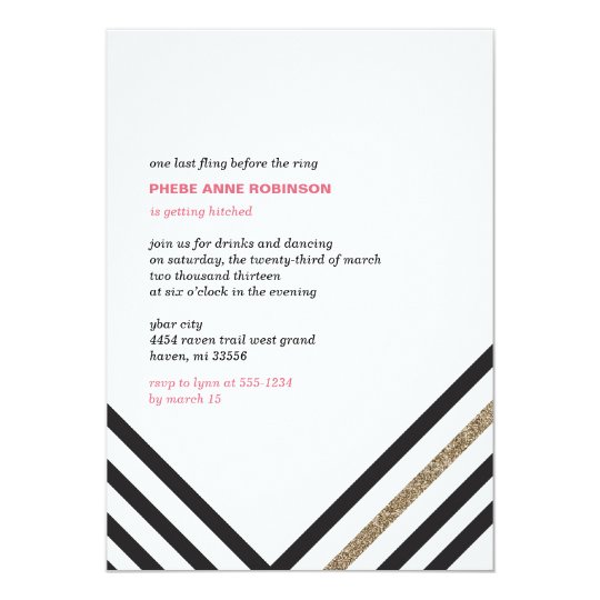 Sparkle & Shine - Bachelorette Party Card