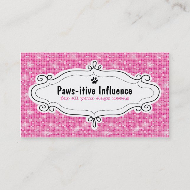 Sparkle & Shine Dog Walking : Business Cards (Front)