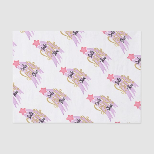 Sparkle Shine Star Tissue Paper (Front)