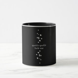 Sparkle Sparkle Little Star Black Starlight Mug