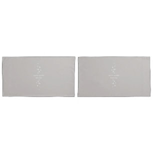 Sparkle Sparkle Little Star Silver Grey Starlight Pillowcase