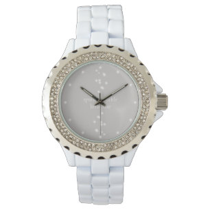 Sparkle Sparkle Little Star Silver Grey Starlight Watch