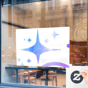Sparkle Stars, Beacon of the Limitless Digital Age Window Cling