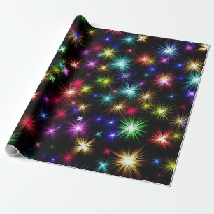 Sparkle Stars Wrapping Paper
