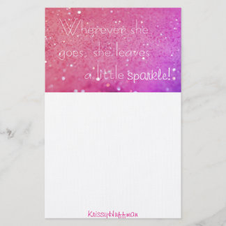 Sparkle Stationary Stationery
