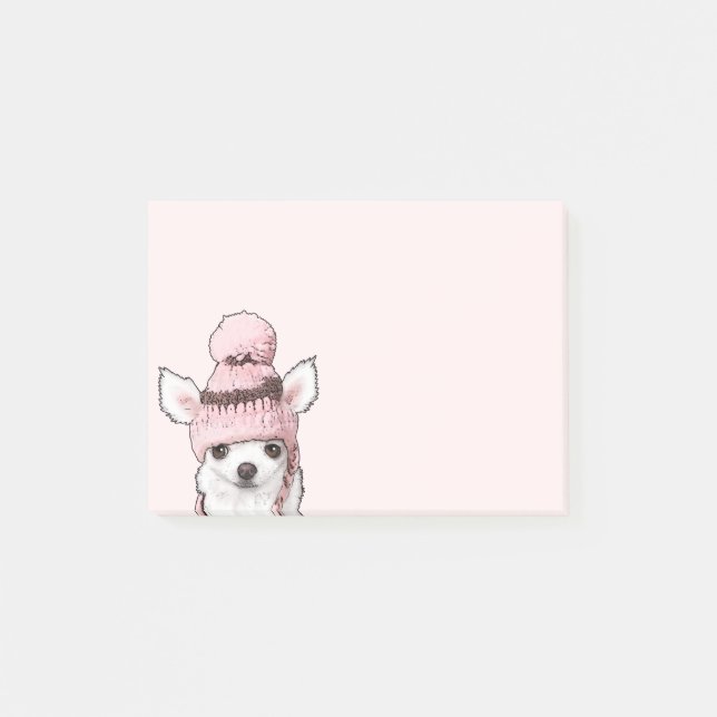 Sparkle The Tiny Chi | Cute Chihuahua Dog Personal Post-it Notes (Front)