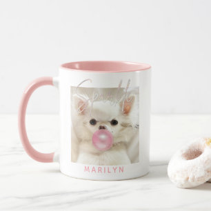 Sparkle The Tiny Chi   Dog Lover Custom Cute Glam Mug