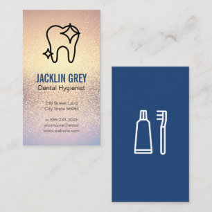 Sparkle Tooth Dentistry Shimmer Business Card