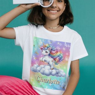 Sparkle unicorn magical cloud T-Shirt