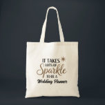 Sparkle Wedding Planner Tote Bag<br><div class="desc">Celebrate the sparkle it takes to plan perfect weddings with this stylish tote bag. A thoughtful gift for any amazing wedding planner.</div>
