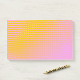 Sparkle yellow and pink post-it notes