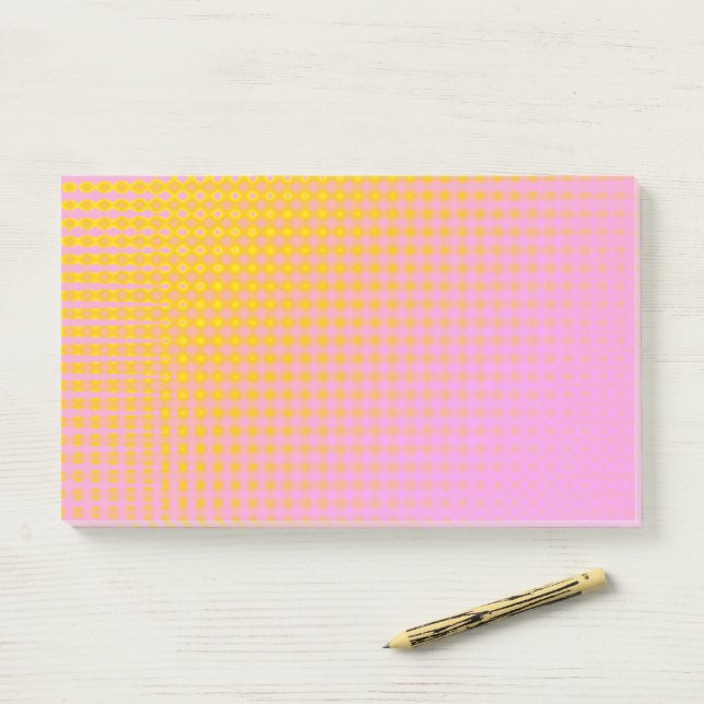 Sparkle yellow and pink post-it notes (On Desk)
