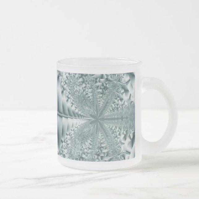 Sparkler Frosted Glass Coffee Mug (Right)
