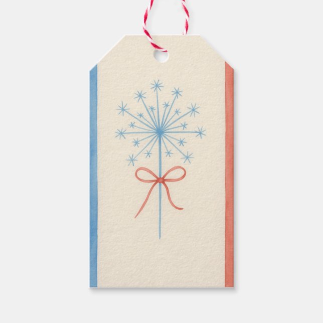 Sparkler Gift Tage  Tags (Front)